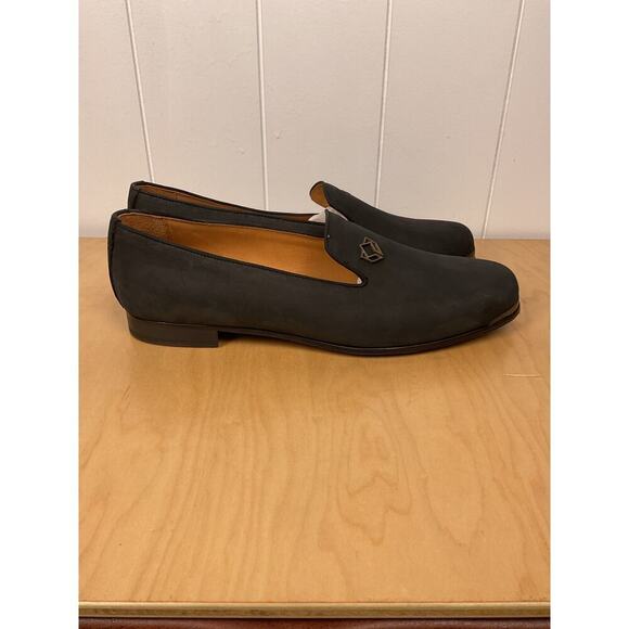 Cobra Society Black Nubuck Leather Loafer Womens Slip On Shoes Size 11 - Picture 4 of 8